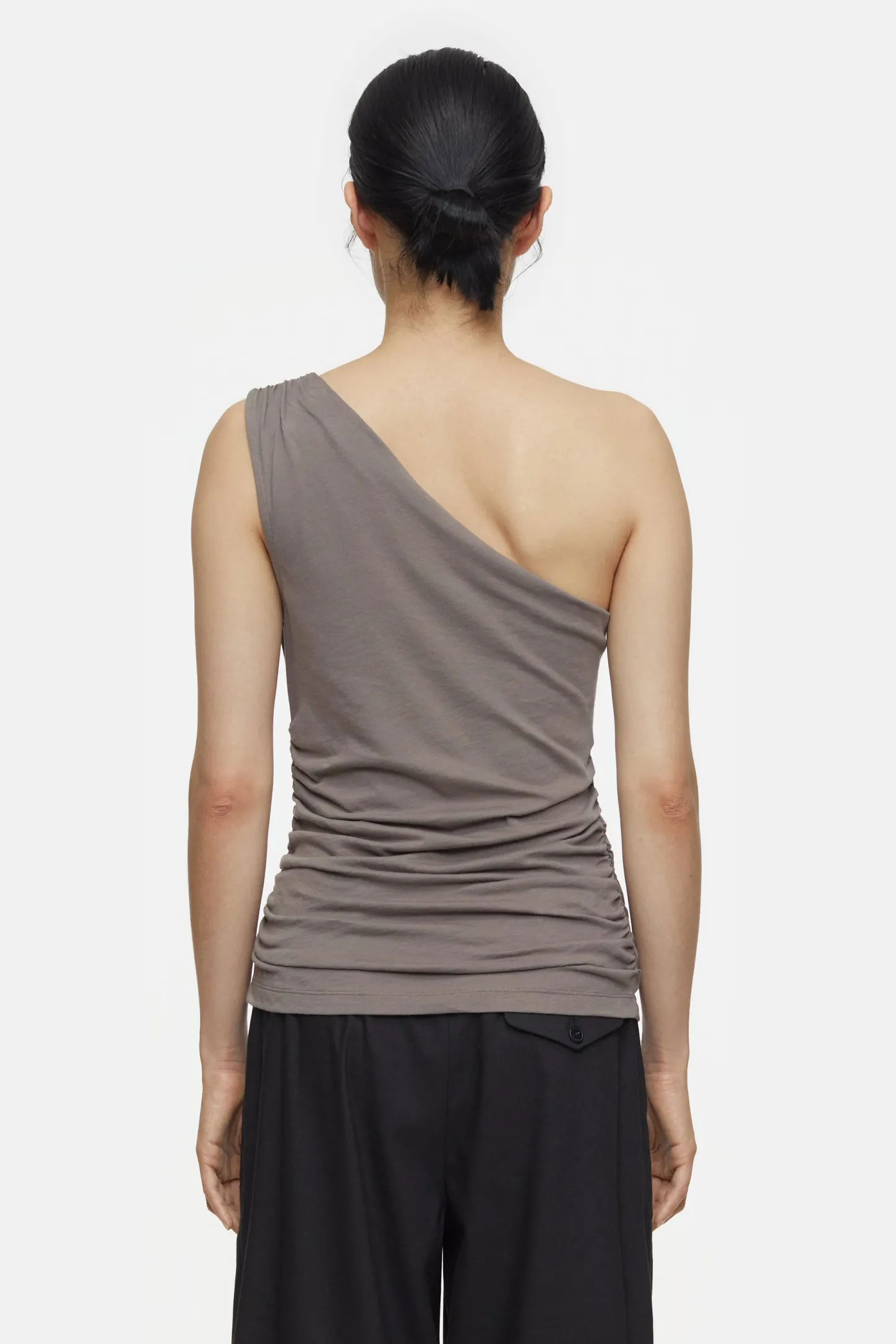 CLOSED T-Shirts>Asymmetrische Bovenkant Stromboli Grijs