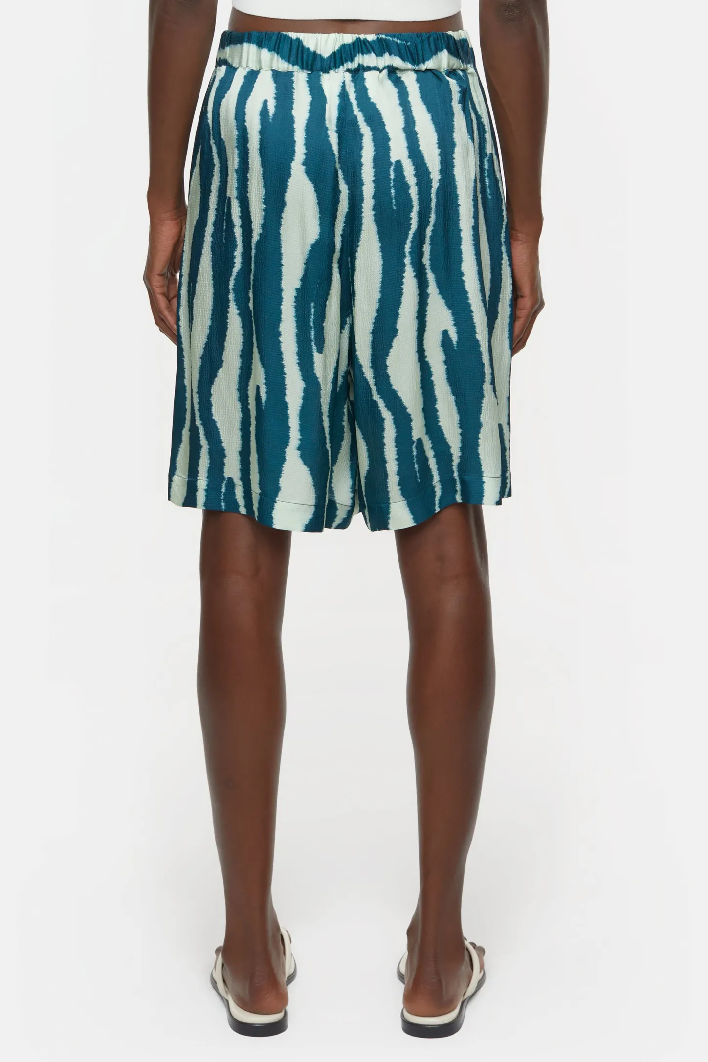 CLOSED Korte Broek>Bermudashort Met Print Middernacht Meer