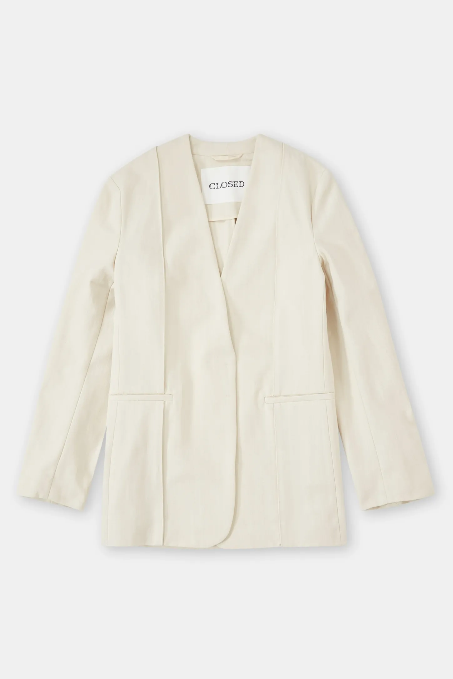 CLOSED Jassen En Jassen>Biologische Katoenen Blazer Ivoor