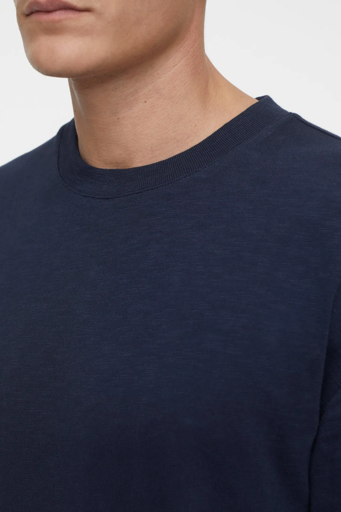 CLOSED T-Shirts>Biologische Katoenen Lange Mouwen Donkere Nacht