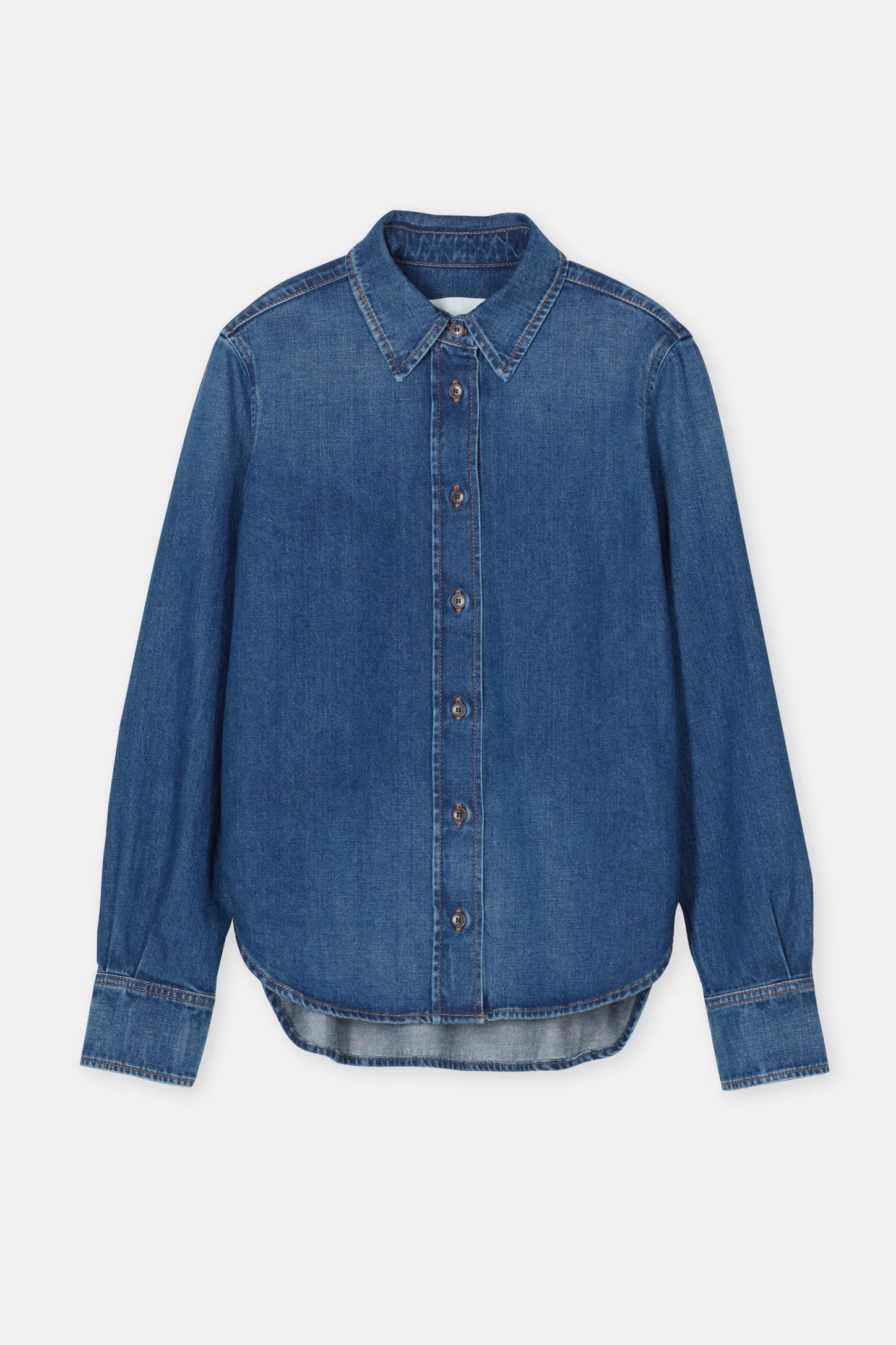 CLOSED Overhemden En Blouses>Blauw En Denim Donkerblauw
