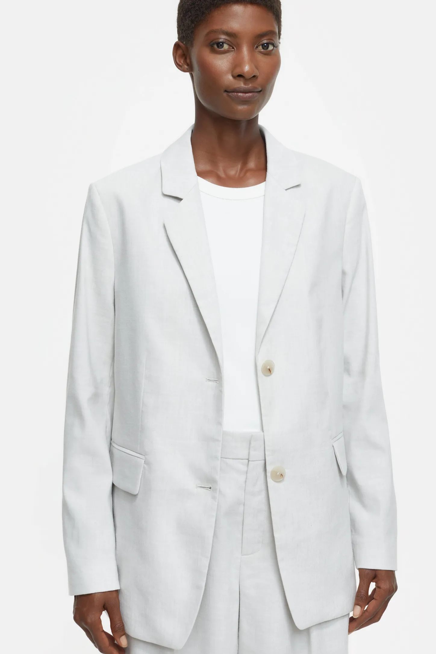 CLOSED Jassen En Jassen>Blazer - Stijlnaam Lola Kalksteen
