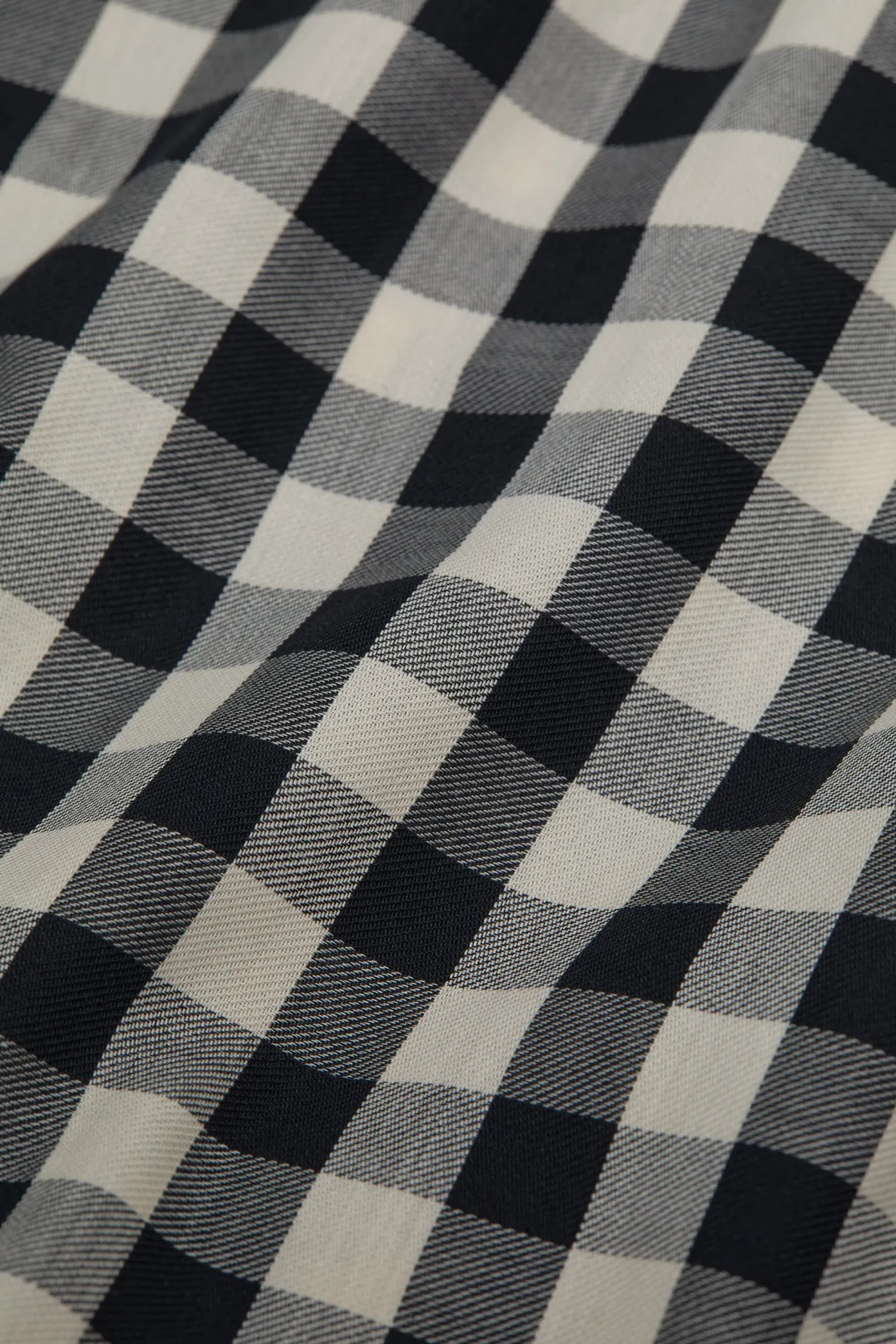 CLOSED Overhemden En Blouses>Blouse Met Vichy-Patroon Zwart