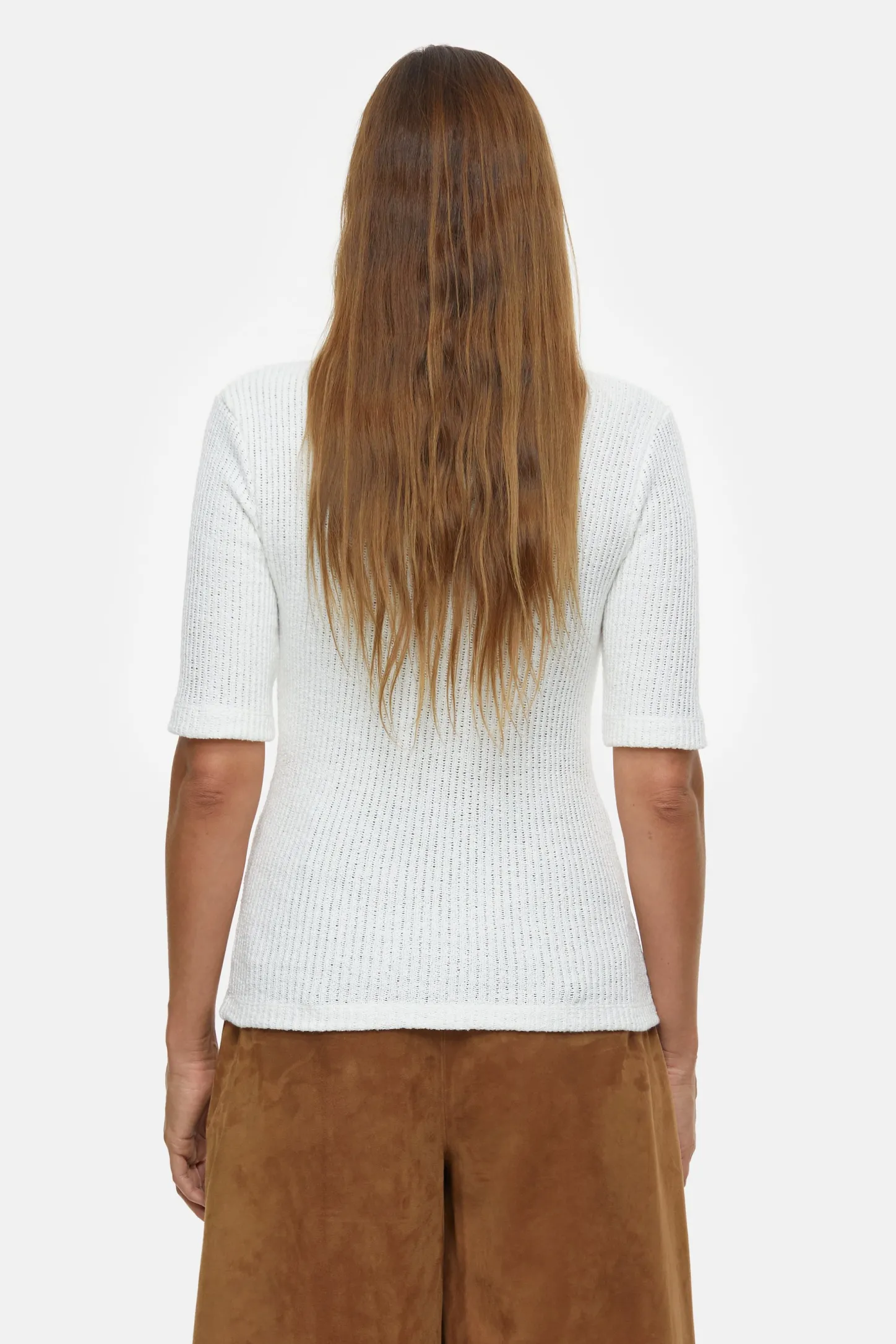 CLOSED T-Shirts>Boucle Overhemd Ivoor