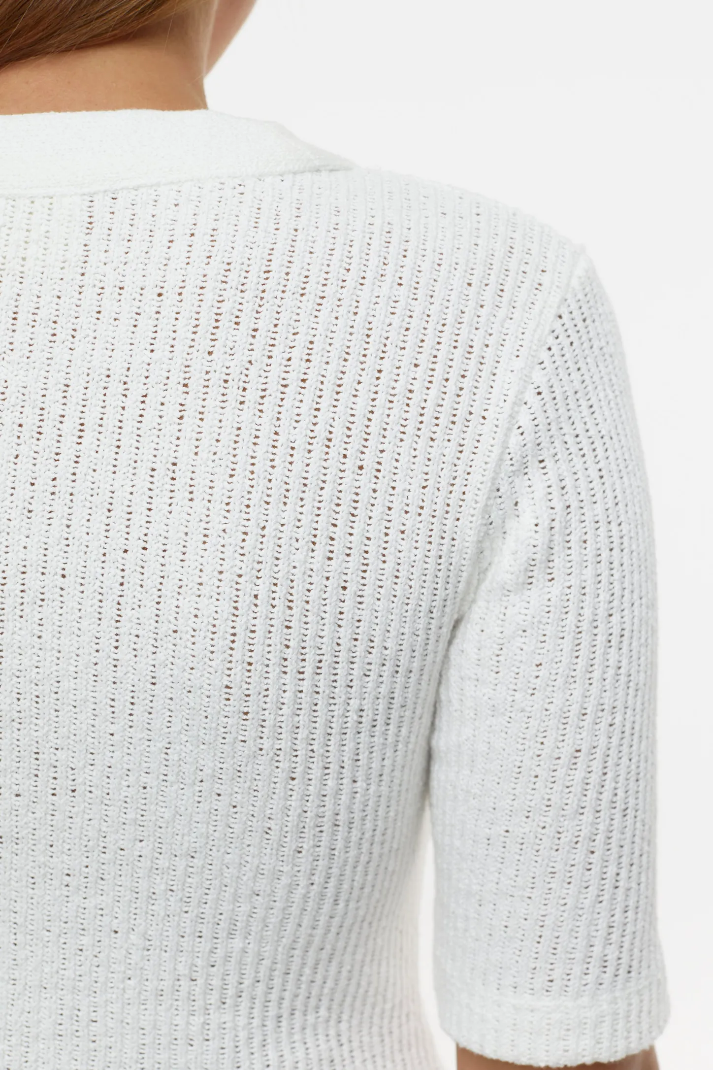 CLOSED T-Shirts>Boucle Overhemd Ivoor