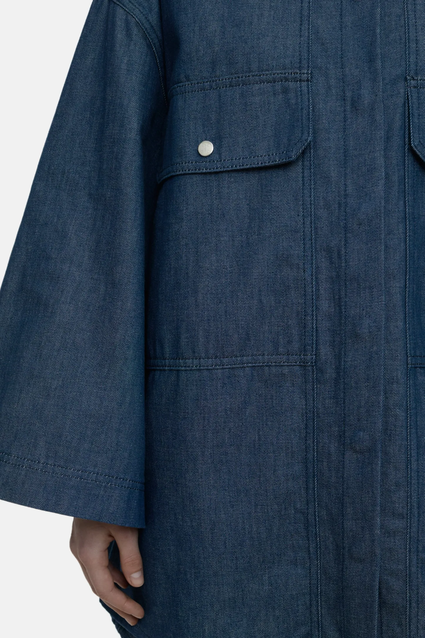 CLOSED Overhemden En Blouses>Boyfriend Denimoverhemd Donkerblauw