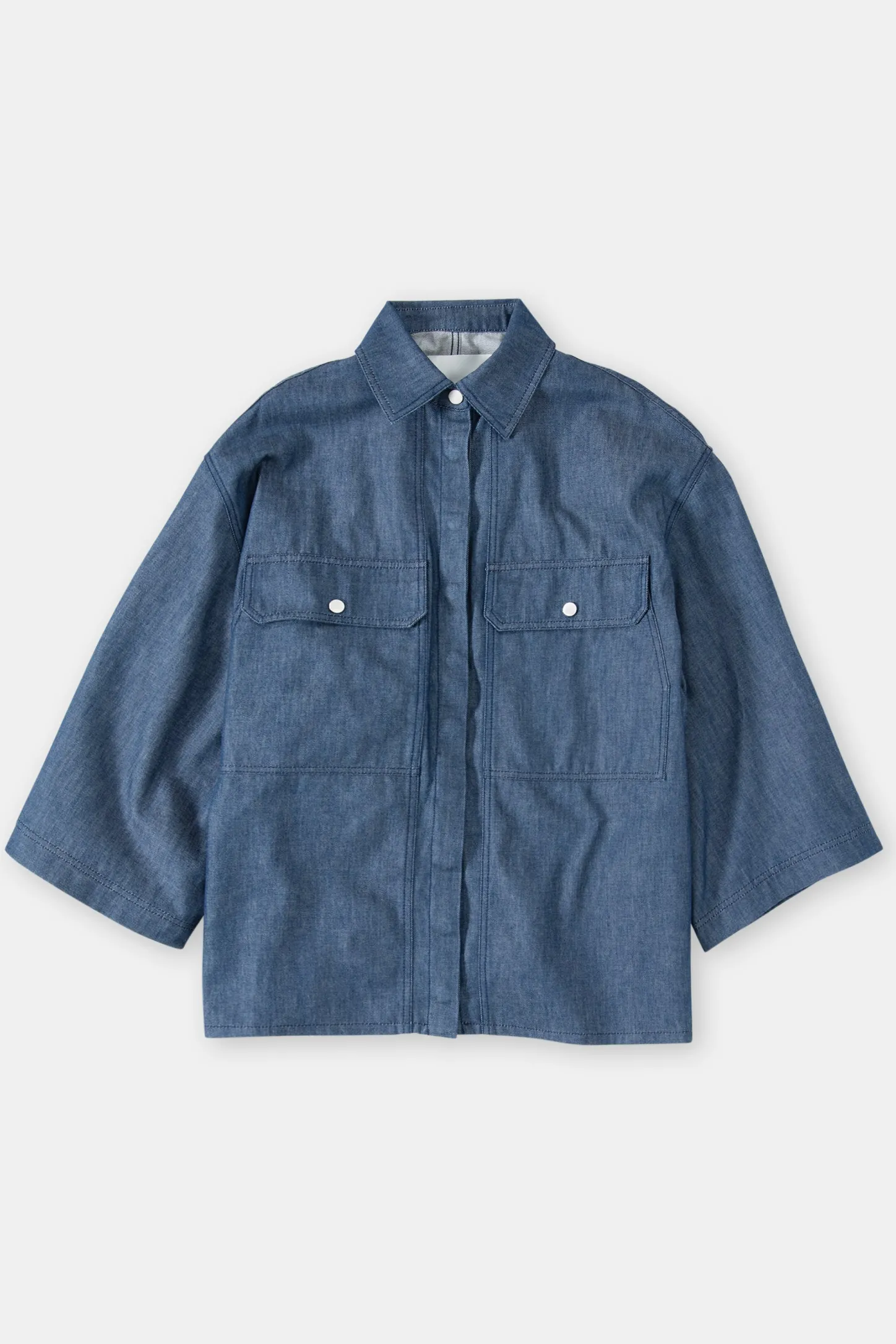 CLOSED Overhemden En Blouses>Boyfriend Denimoverhemd Donkerblauw