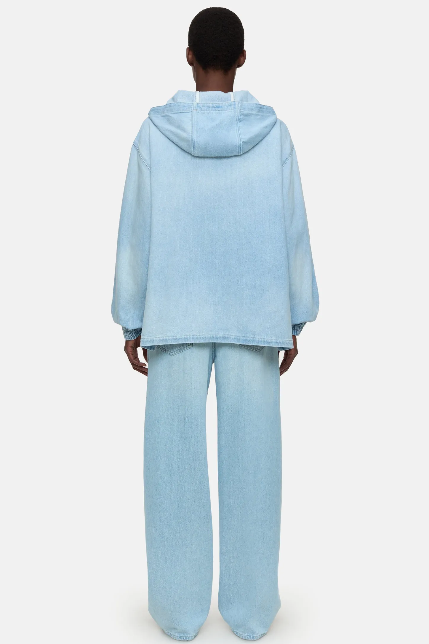 CLOSED Jassen En Jassen>Denim Hoodie Lichtblauw