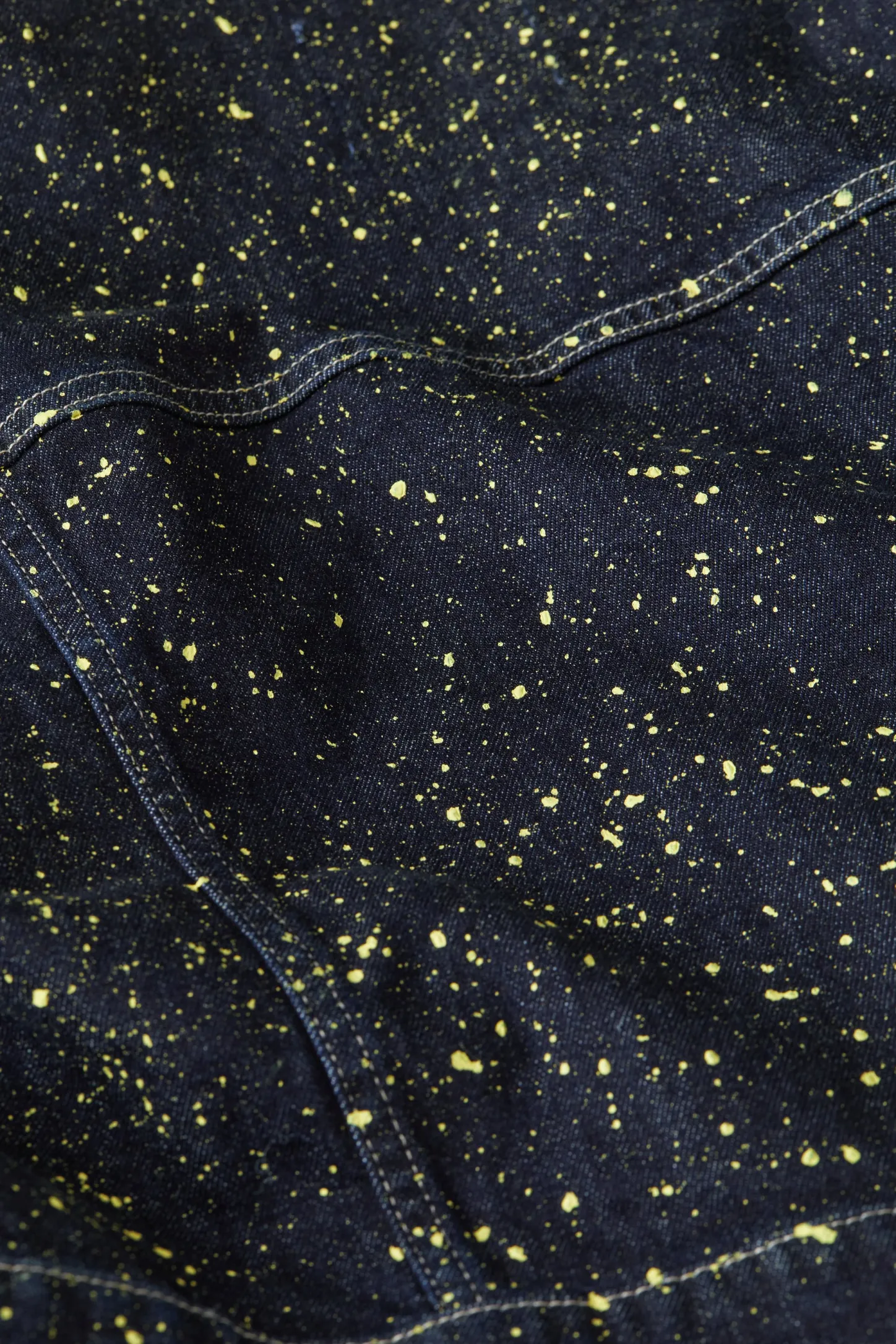 CLOSED Jassen En Jassen>Denim Jack Met Kleurspattenafwerking Primair Geel