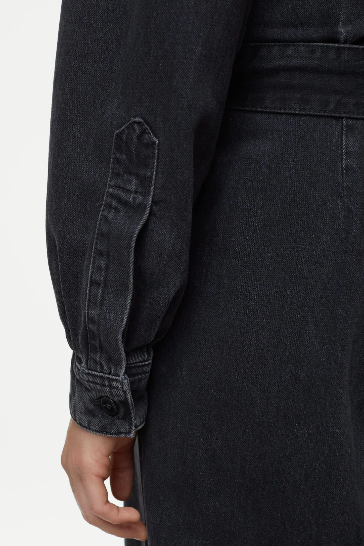 CLOSED Ontspannend>Denim Jumpsuit Donker Grijs