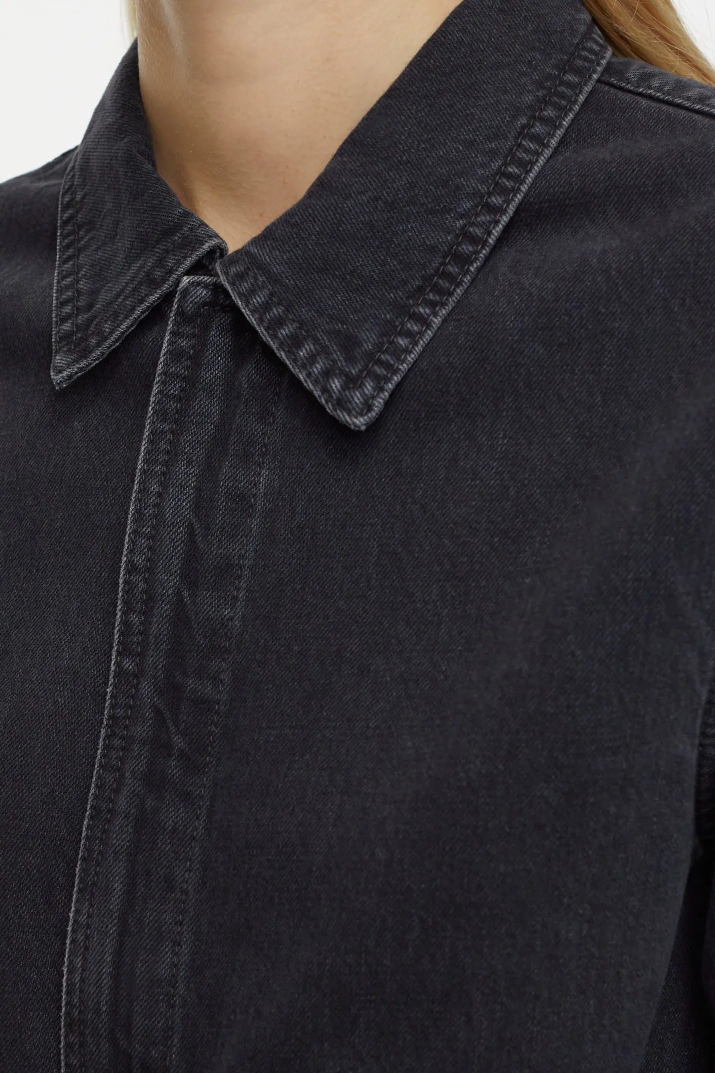 CLOSED Ras>Denim Jumpsuit Donker Grijs