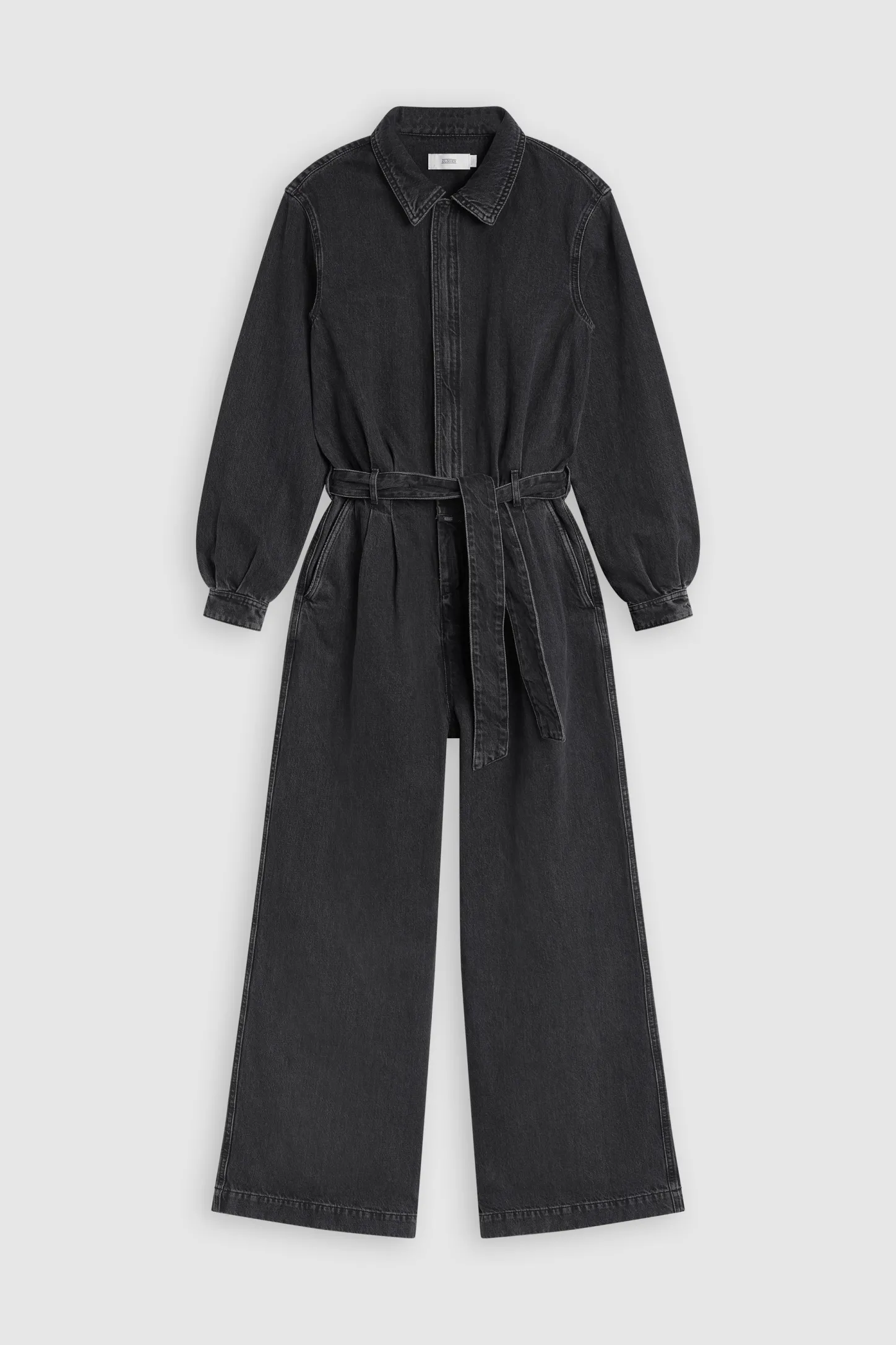 CLOSED Ras>Denim Jumpsuit Donker Grijs
