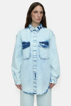 CLOSED Jassen En Jassen>Denim Overhemd Extreem Licht