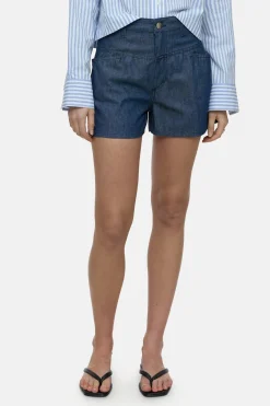 CLOSED Korte Broek>Denim Shorts - Stijlnaam Jocy-X Donkerblauw