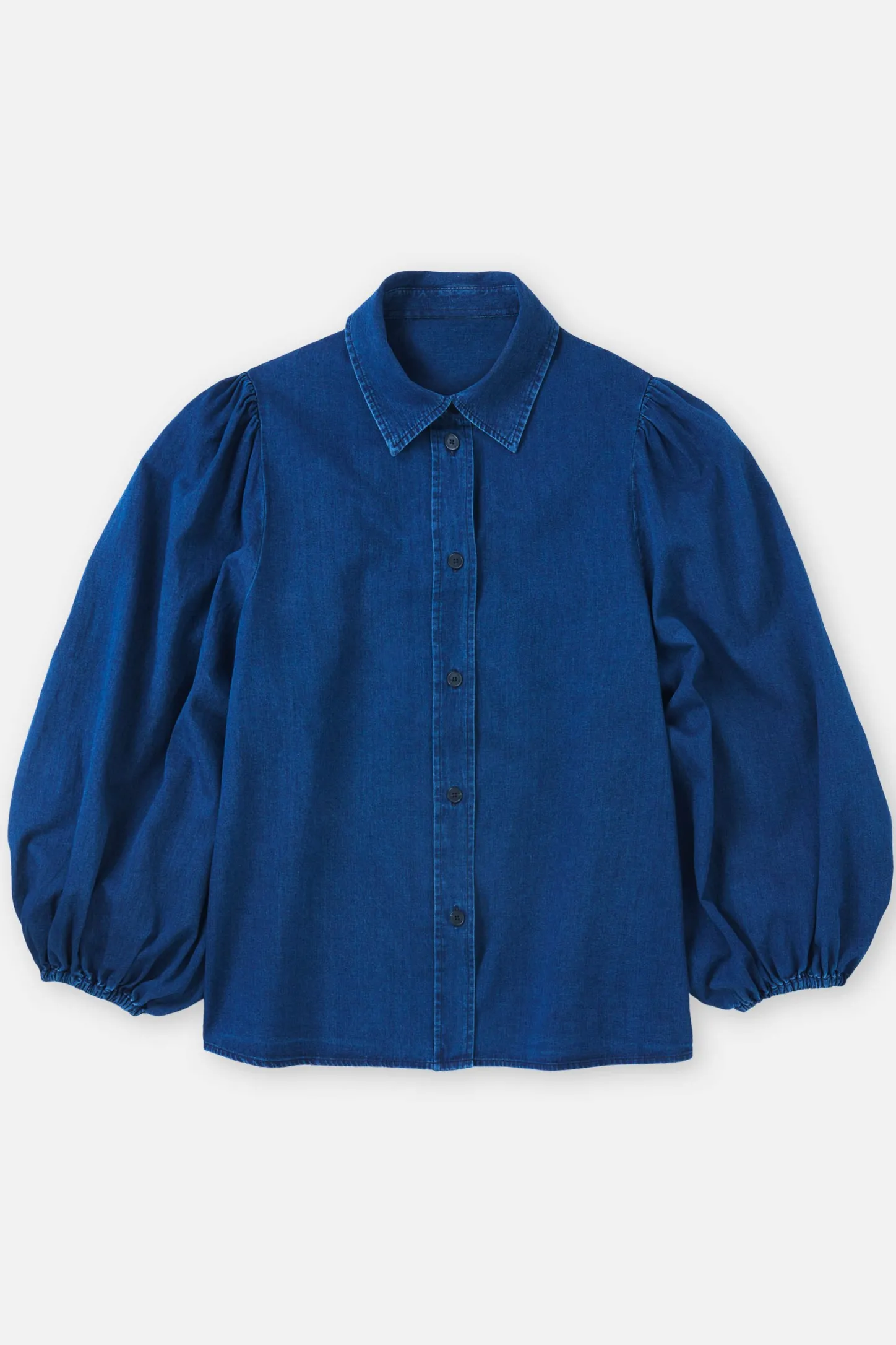 CLOSED Overhemden En Blouses>Denimblouse Donkerblauw