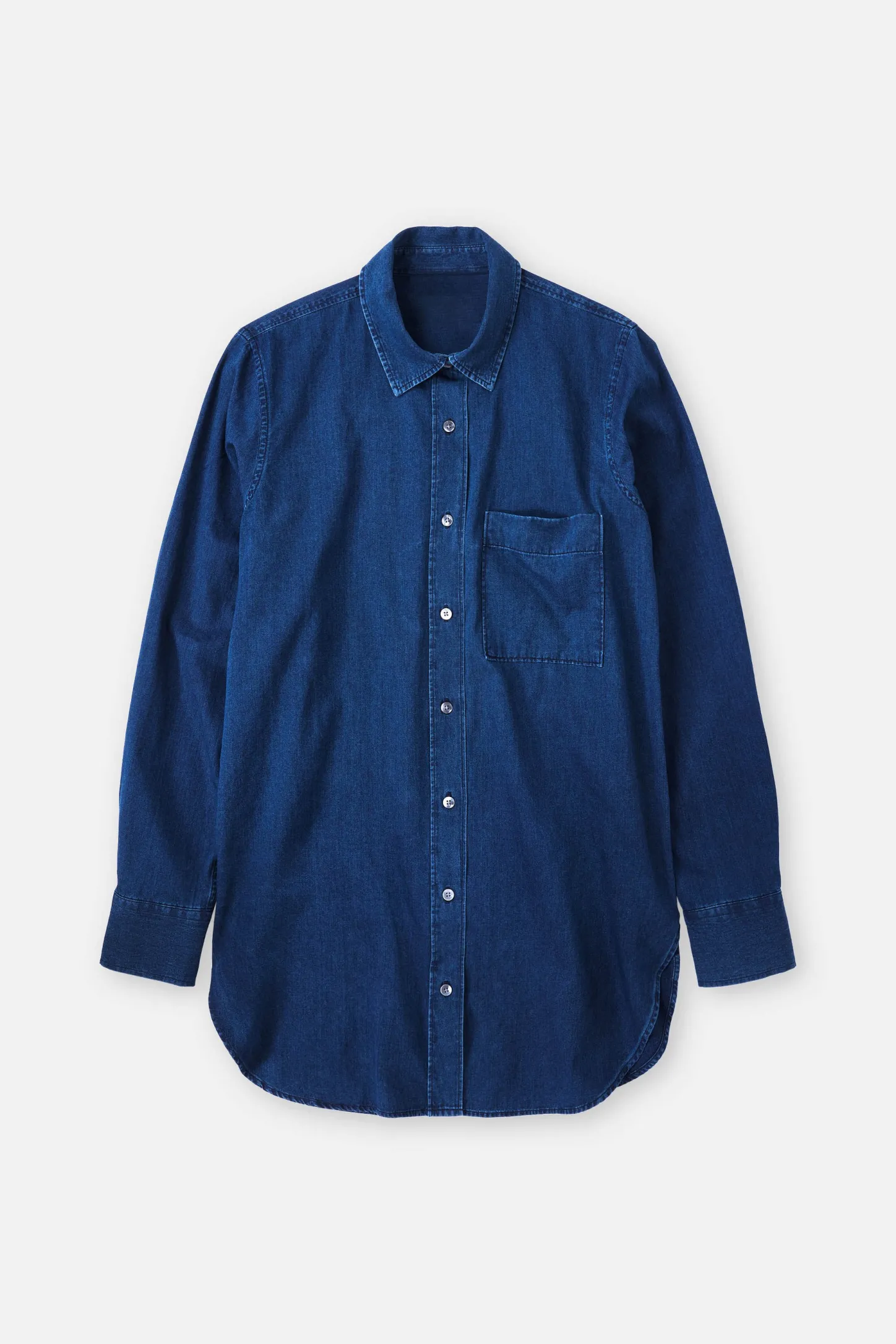 CLOSED Overhemden En Blouses>Denimoverhemd Donkerblauw