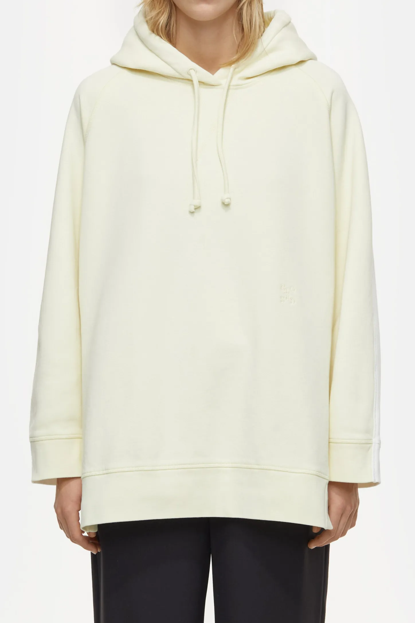 CLOSED Sweatshirts>Extra Grote Capuchon Vanille