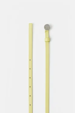 CLOSED Riemen>Fijne Leren Riem Primair Geel
