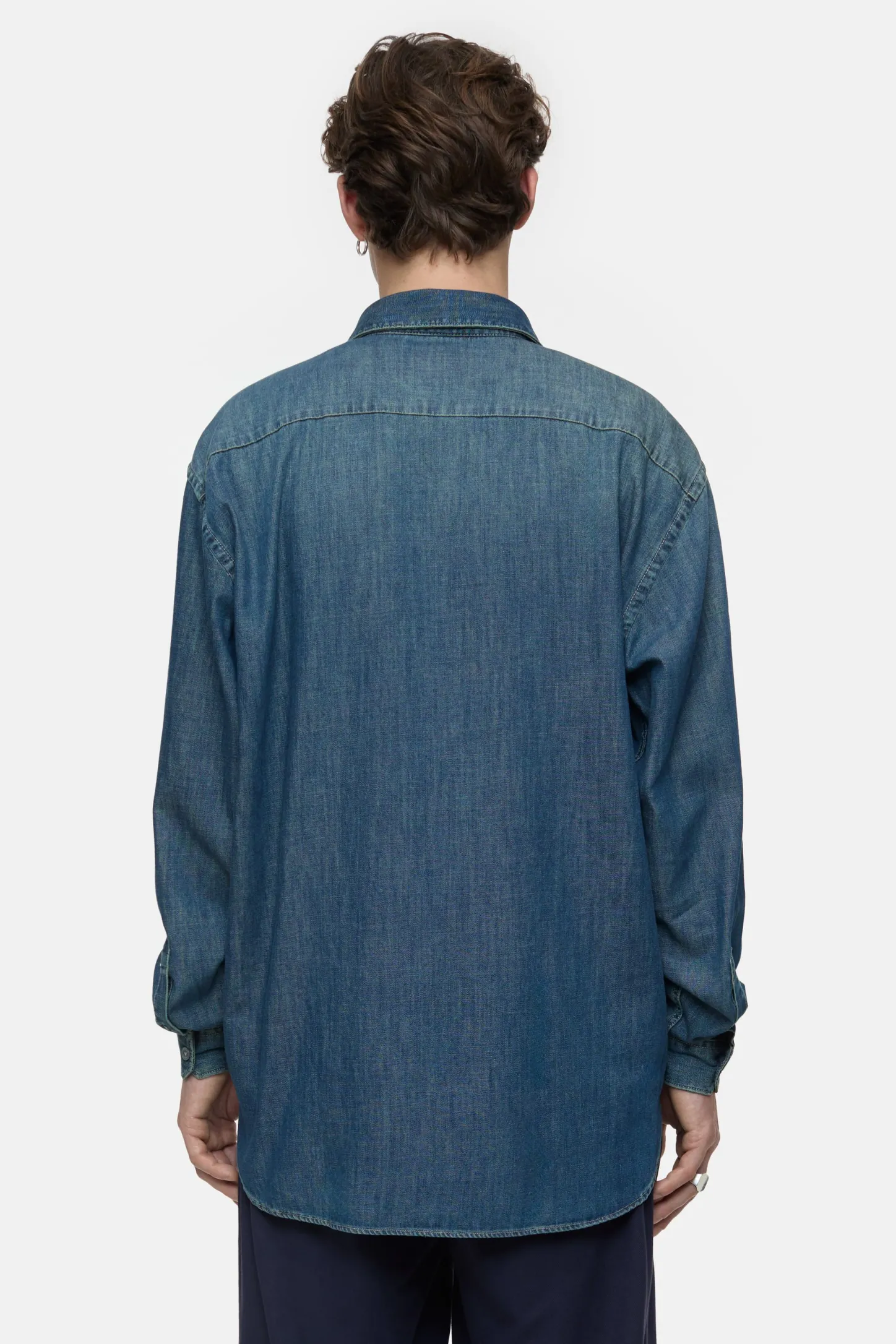CLOSED Overhemden>Formeel Legershirt Donkerblauw