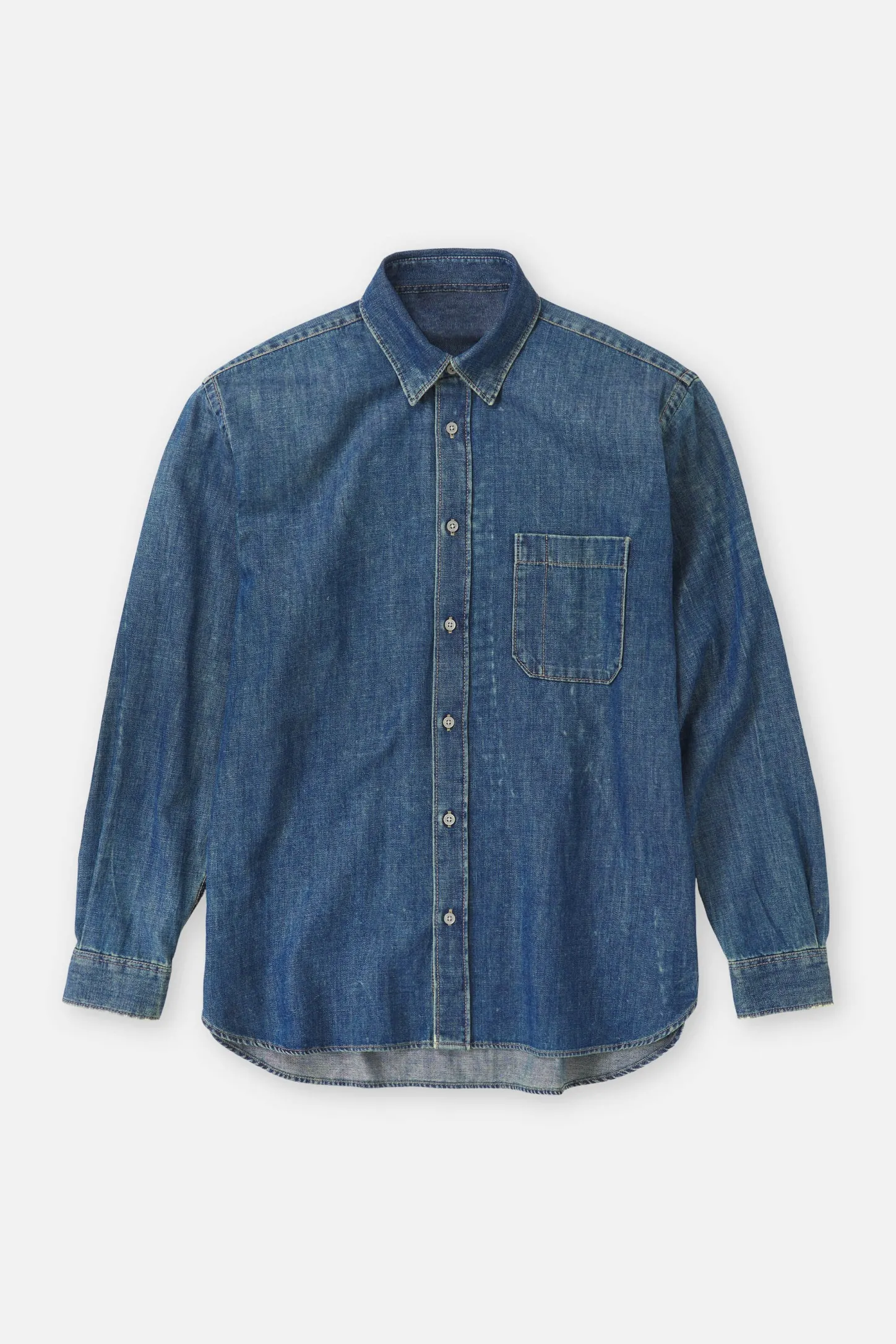 CLOSED Overhemden>Formeel Legershirt Donkerblauw