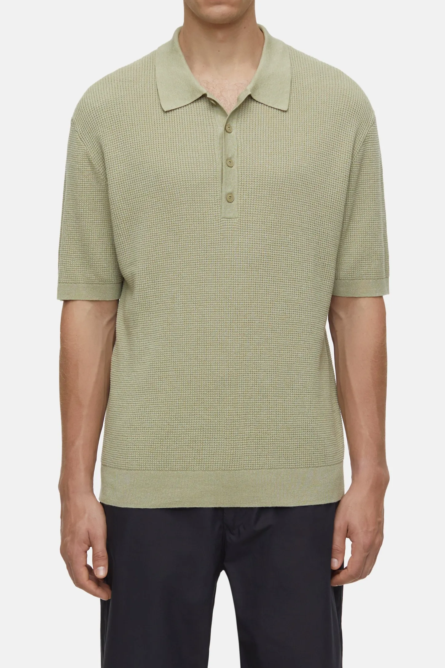 CLOSED Breisels>Gebreid Poloshirt Salie Jij