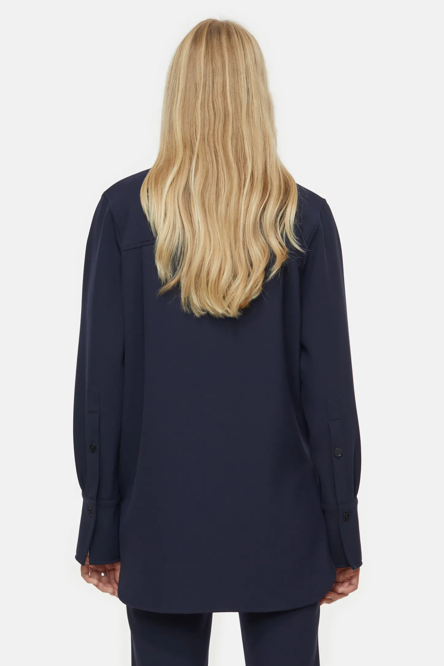 CLOSED Overhemden En Blouses>Geplooide Blouse Donkere Nacht