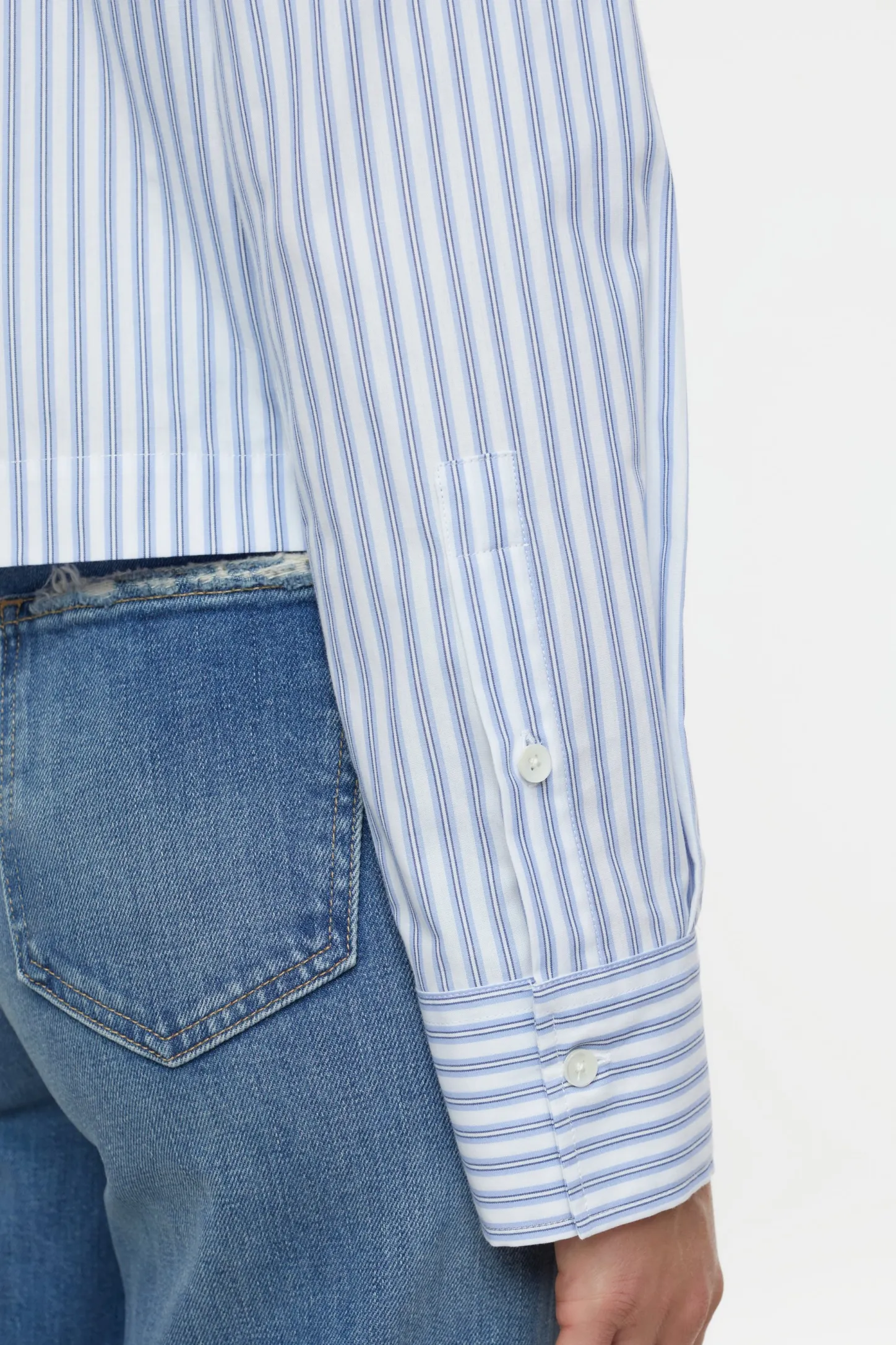 CLOSED Overhemden En Blouses>Gestreepte Blouse Blauwe Horizon