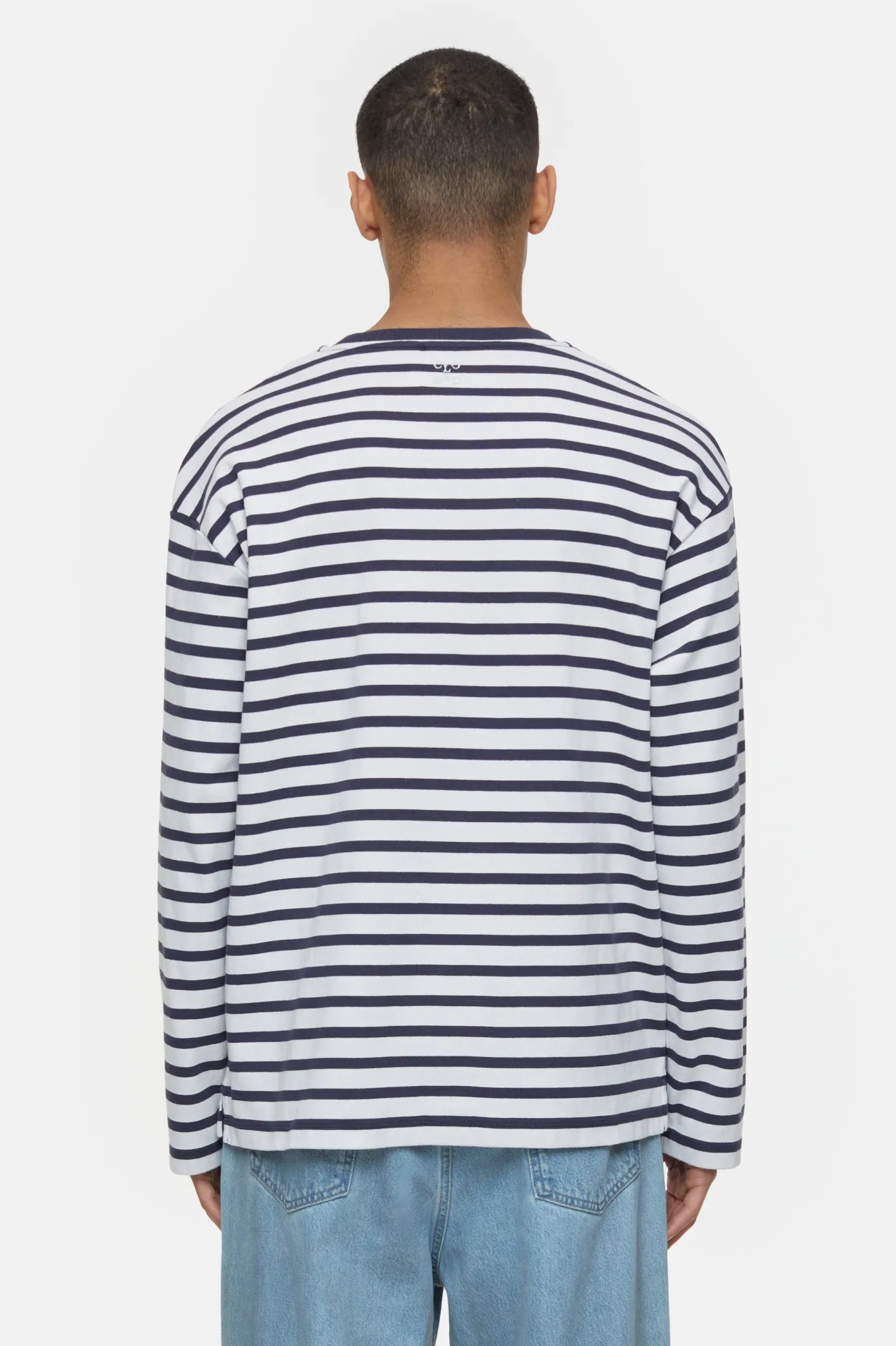 CLOSED T-Shirts>Gestreepte Lange Mouw Donkere Nacht