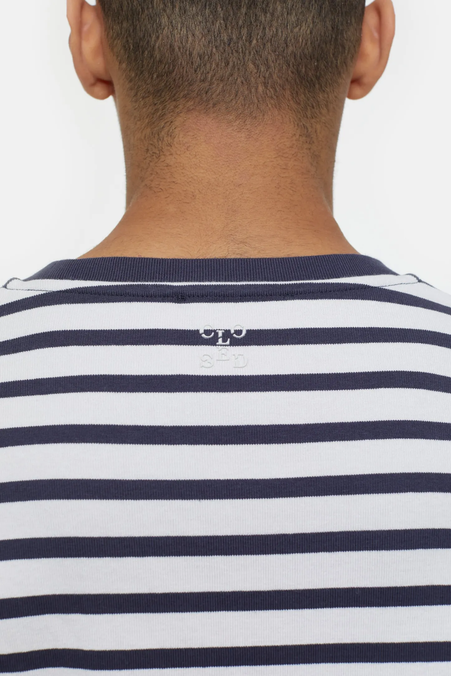 CLOSED T-Shirts>Gestreepte Lange Mouw Donkere Nacht