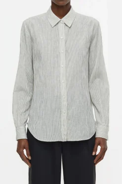 CLOSED Overhemden En Blouses>Gestructureerde Blouse Ivoor