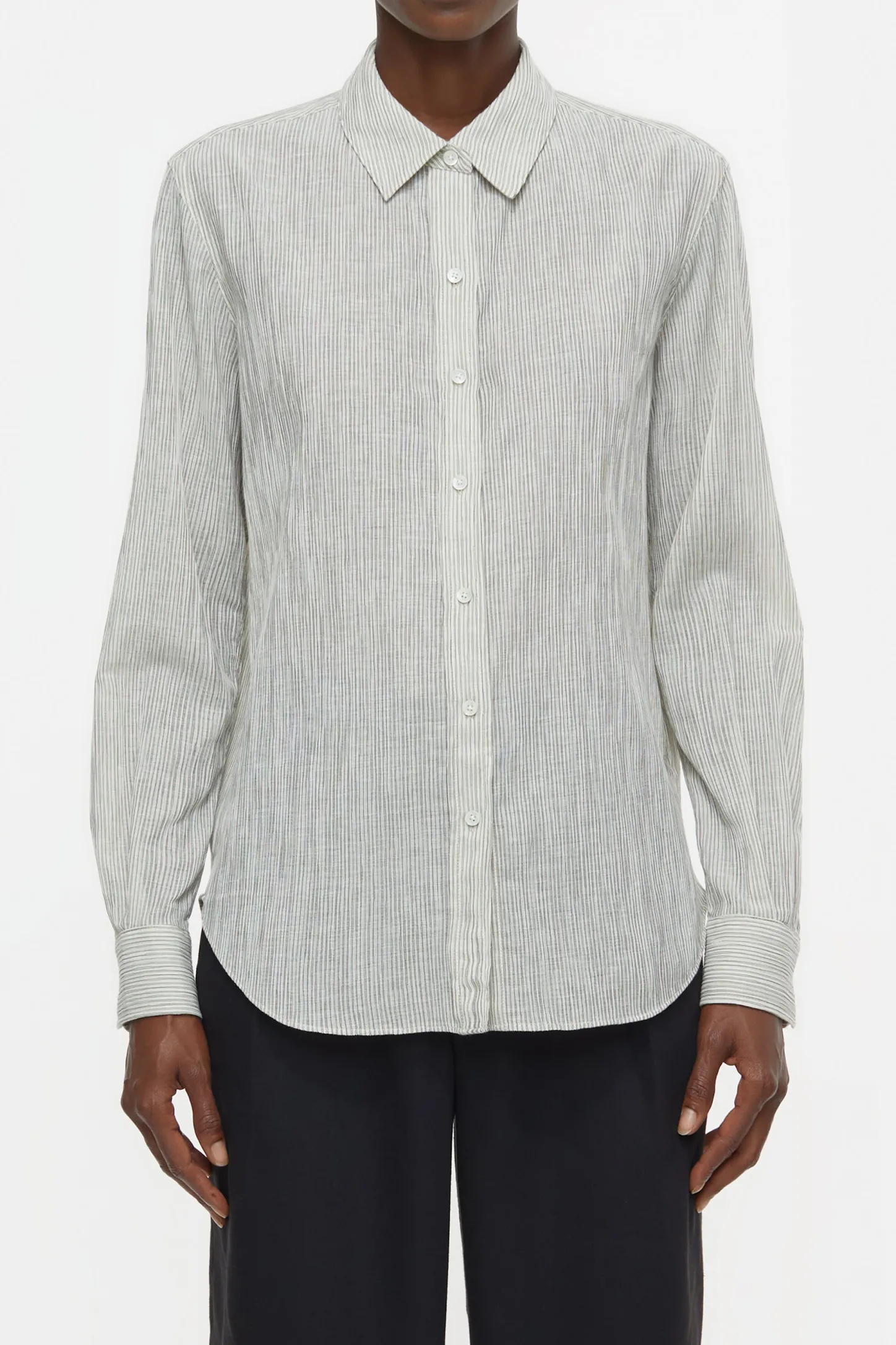CLOSED Overhemden En Blouses>Gestructureerde Blouse Ivoor
