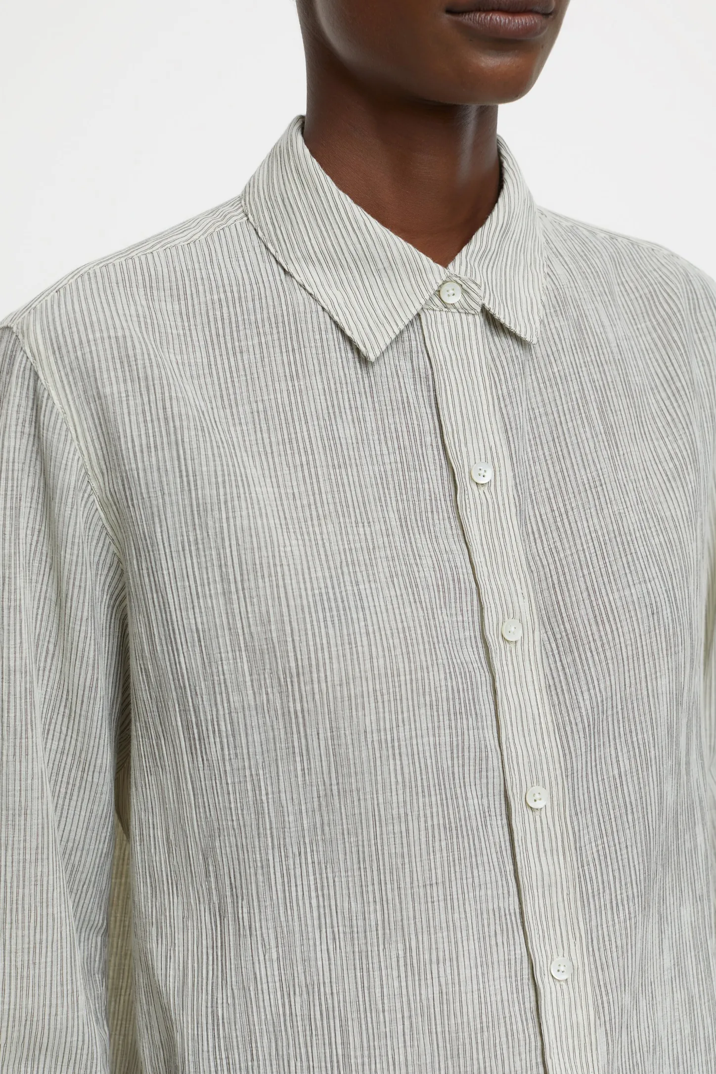 CLOSED Overhemden En Blouses>Gestructureerde Blouse Ivoor