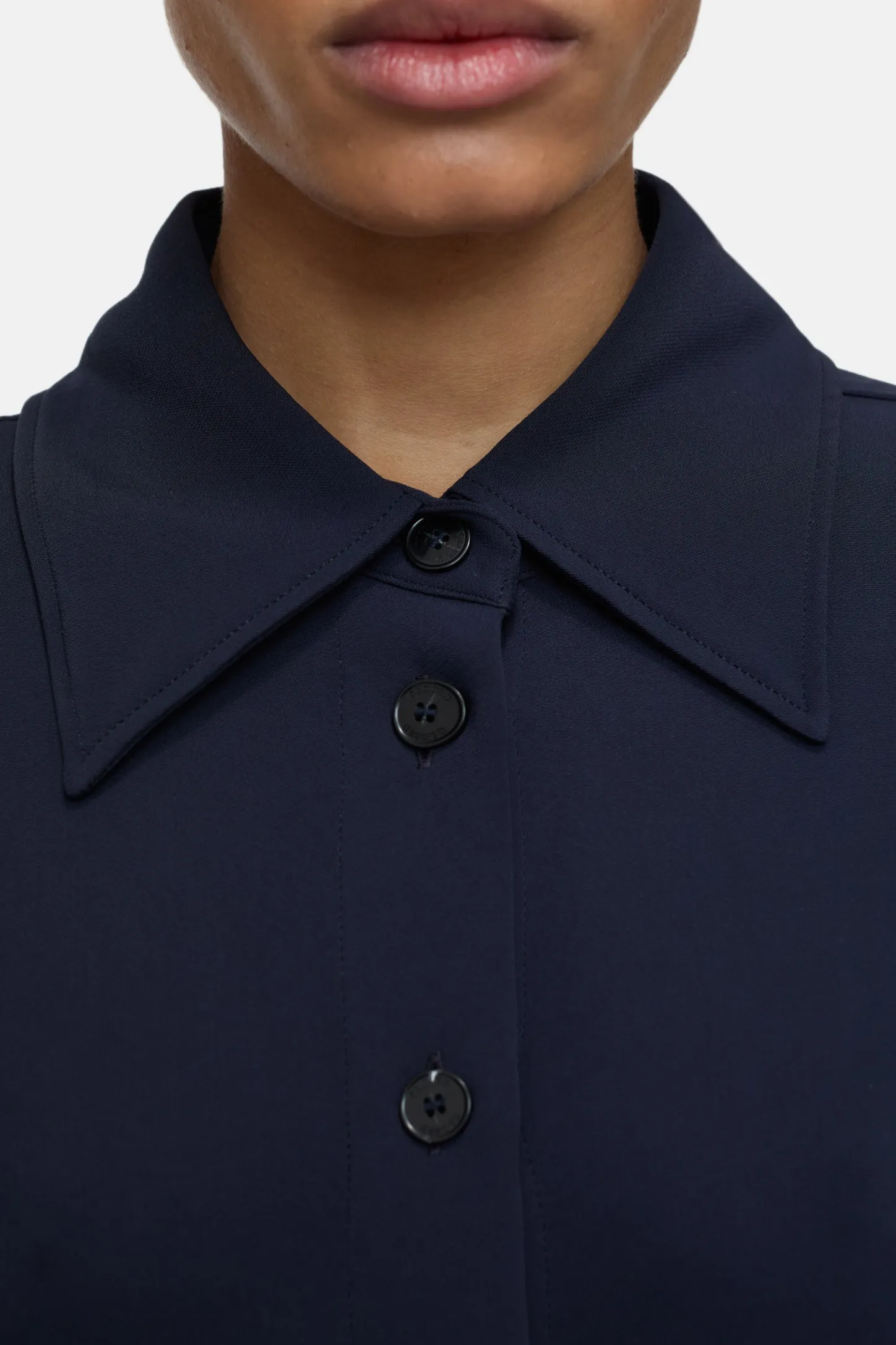 CLOSED Overhemden En Blouses>Getailleerde Blouse Donkere Nacht