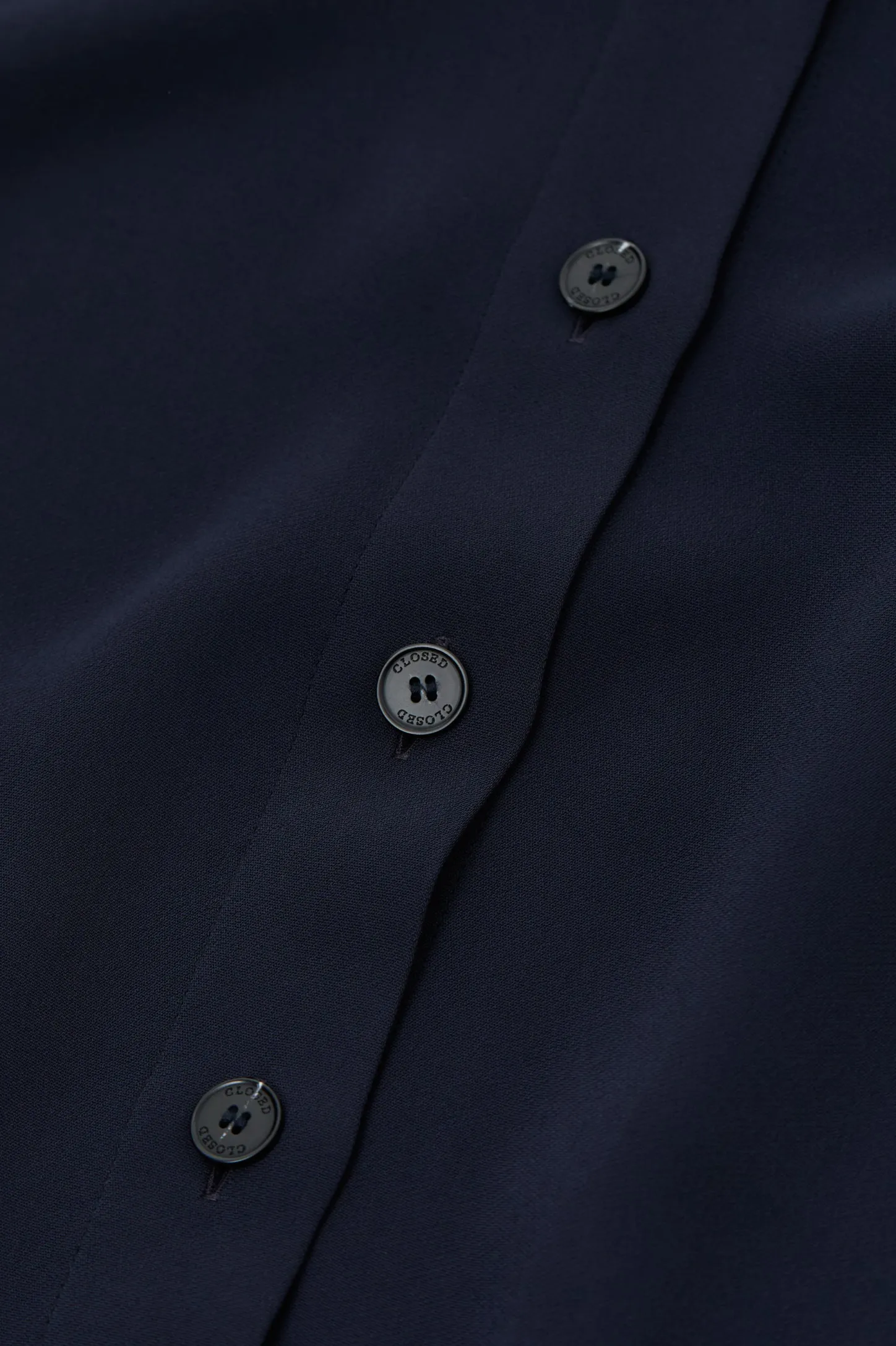 CLOSED Overhemden En Blouses>Getailleerde Blouse Donkere Nacht