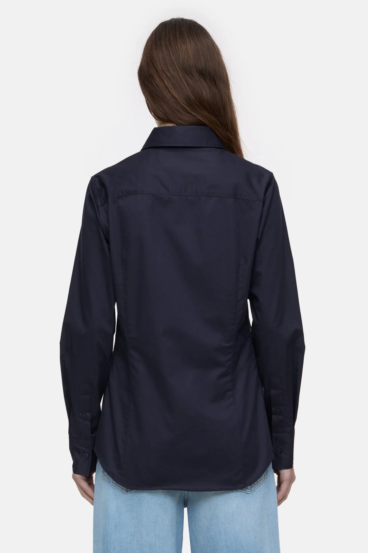 CLOSED Overhemden En Blouses>Getailleerde Blouse Donkere Nacht