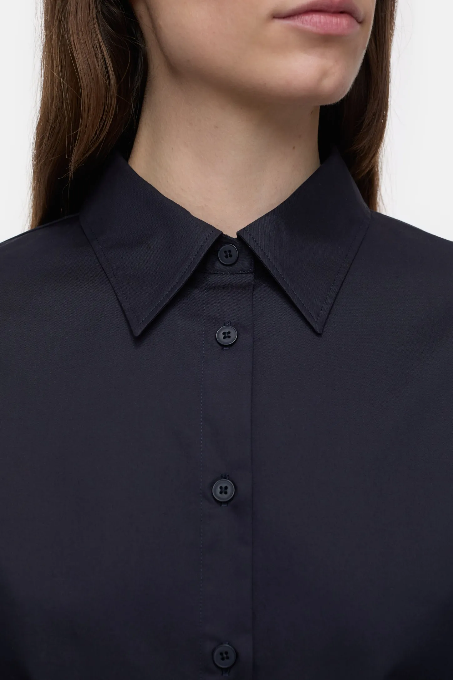 CLOSED Overhemden En Blouses>Getailleerde Blouse Donkere Nacht