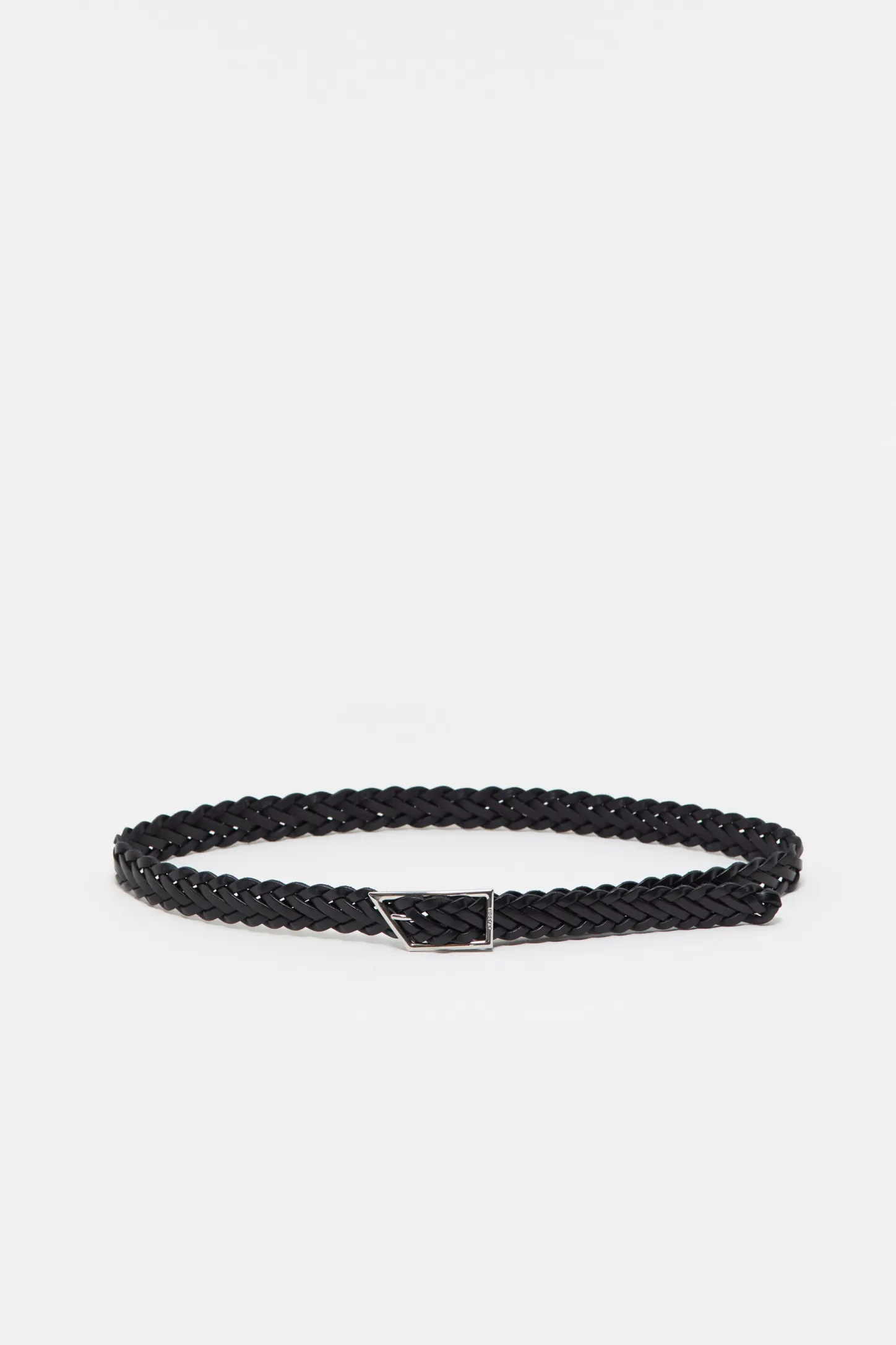 CLOSED Riemen>Gevlochten Leren Riem Zwart