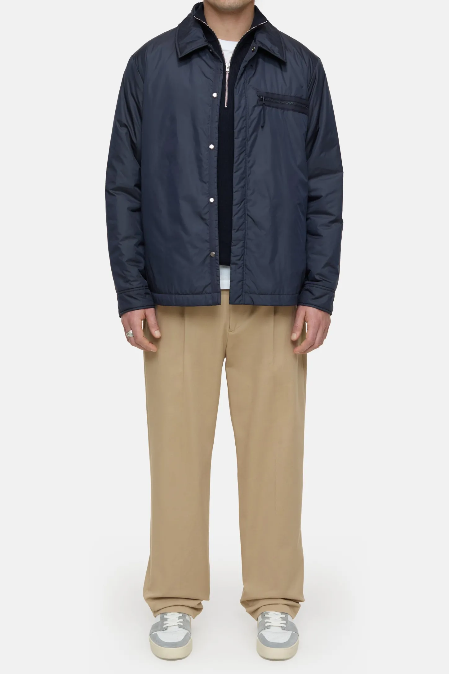 CLOSED Jassen En Jassen>Gewatteerd Overshirt Donkere Nacht