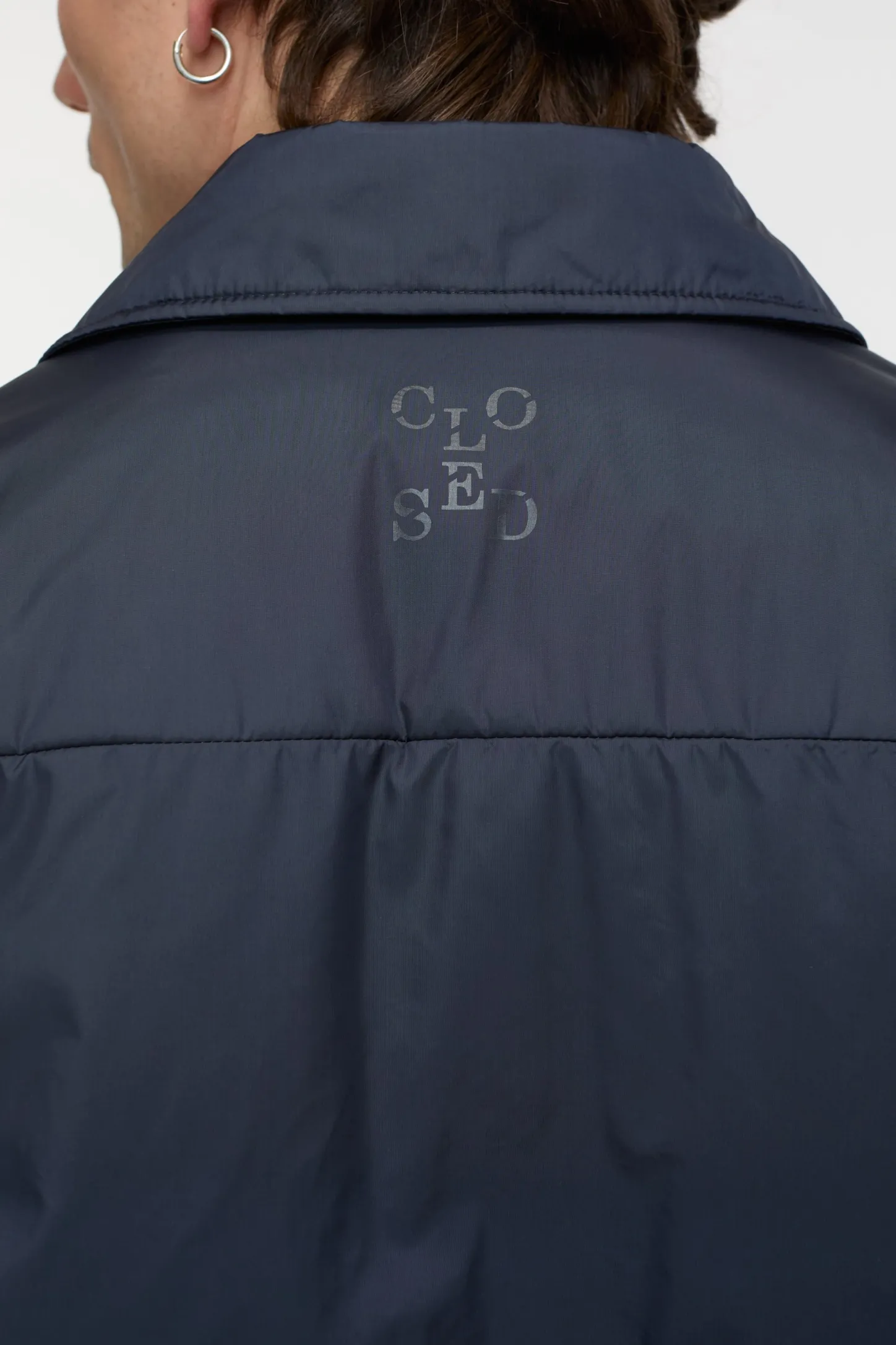 CLOSED Jassen En Jassen>Gewatteerd Overshirt Donkere Nacht