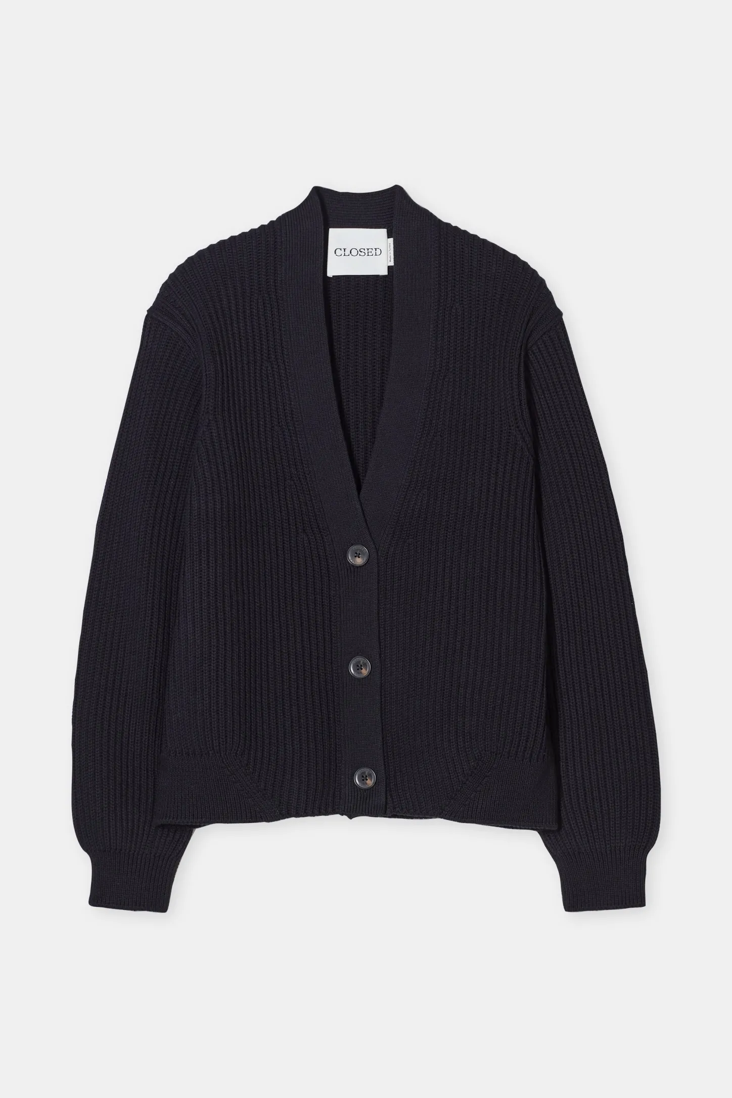 CLOSED Breisels>Grof Gebreid Vest Zwart