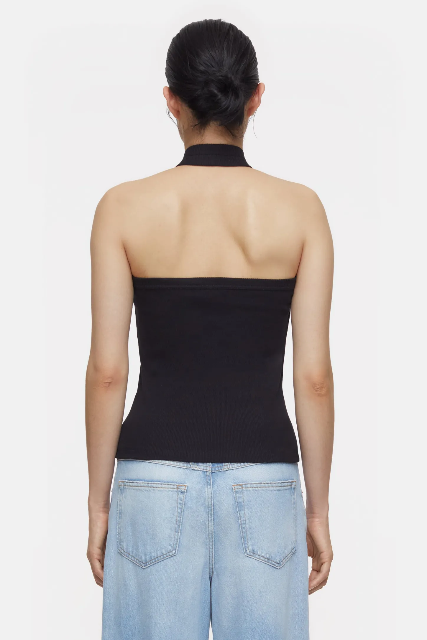 CLOSED T-Shirts>Halternek Topje Zwart