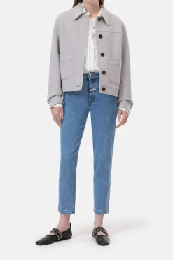 CLOSED Pedaal Duwer>Heritage Jeans - Stijlnaam Pedaalduwer Midden Blauw