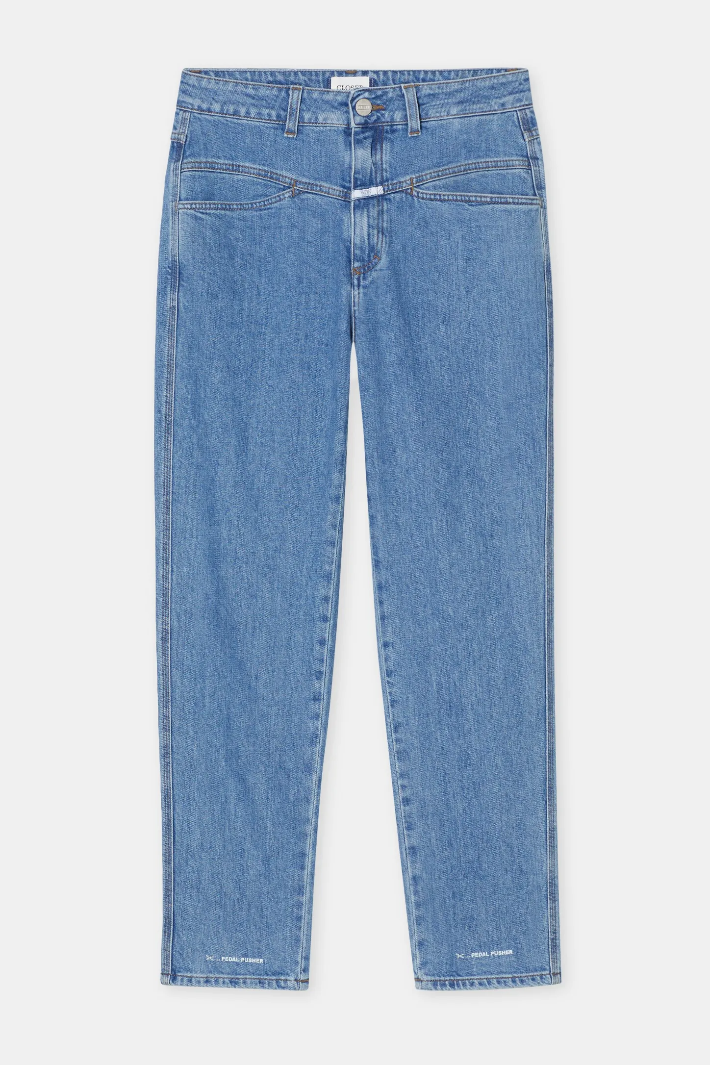 CLOSED Pedaal Duwer>Heritage Jeans - Stijlnaam Pedaalduwer Midden Blauw