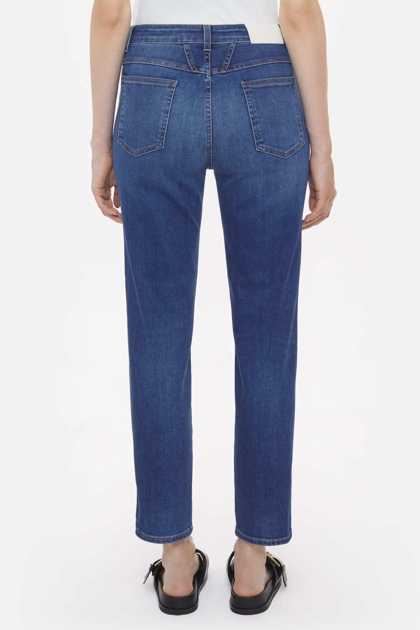 CLOSED X-Pocket-Familie>Heritage Jeans - Stijlnaam Pedaalduwer Midden Blauw