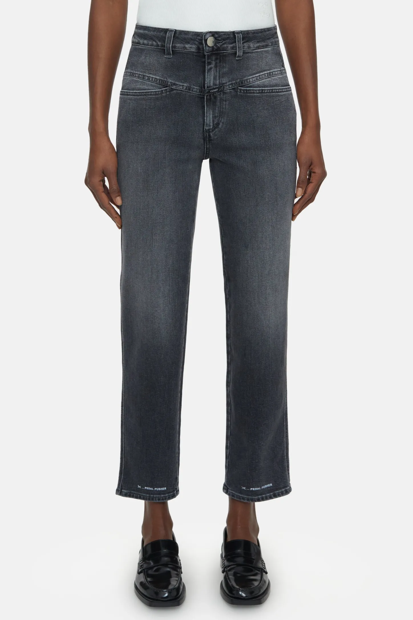 CLOSED Jeans>Heritage Jeans - Stijlnaam Pedaalduwer Midden Grijs