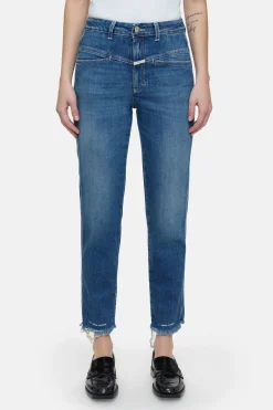 CLOSED X-Pocket-Familie>Heritage Jeans - Stijlnaam Pedaalduwer Midden Blauw