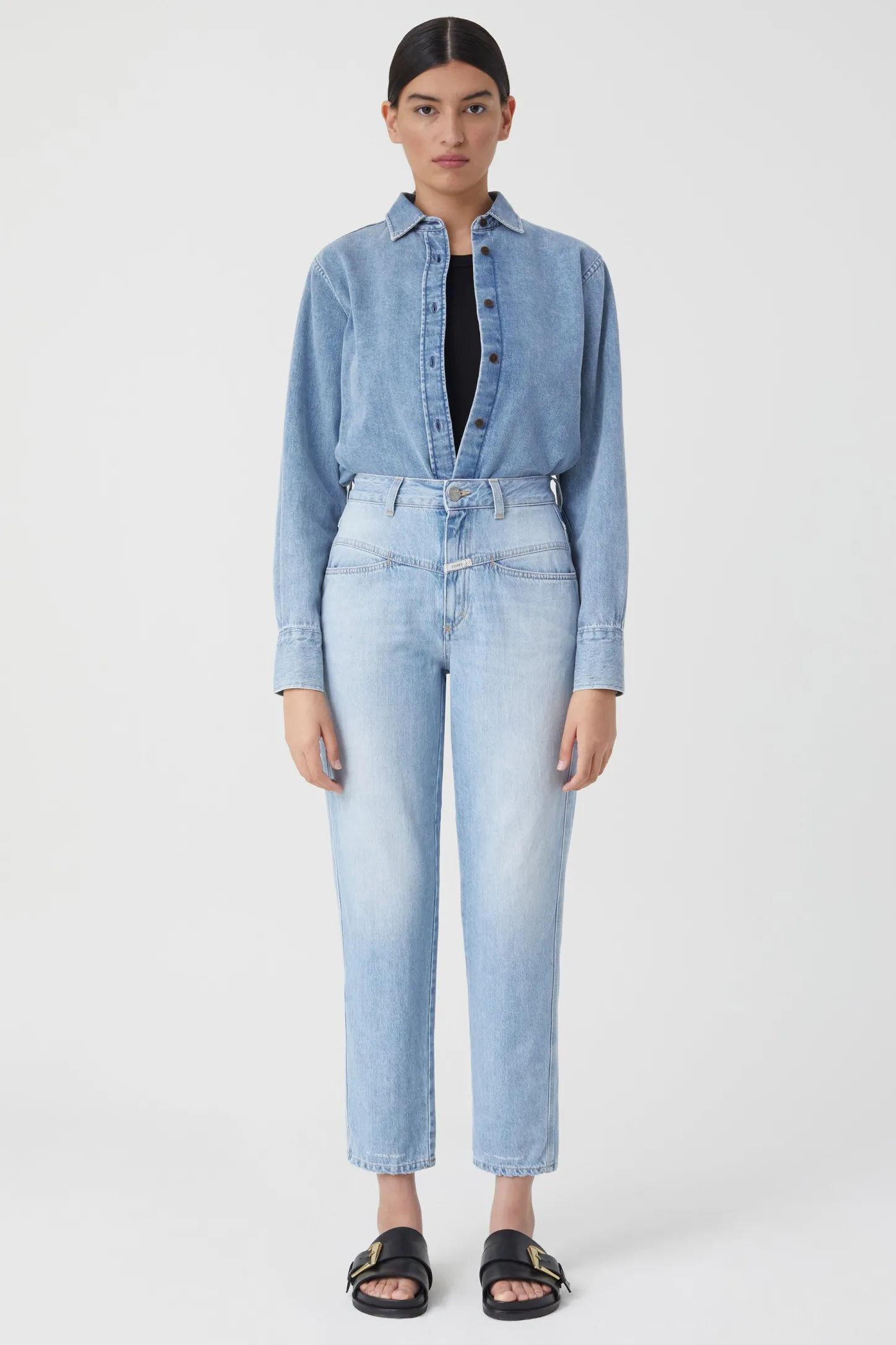 CLOSED Pedaal Duwer>Heritage Jeans - Stijlnaam Pedaalduwer Lichtblauw