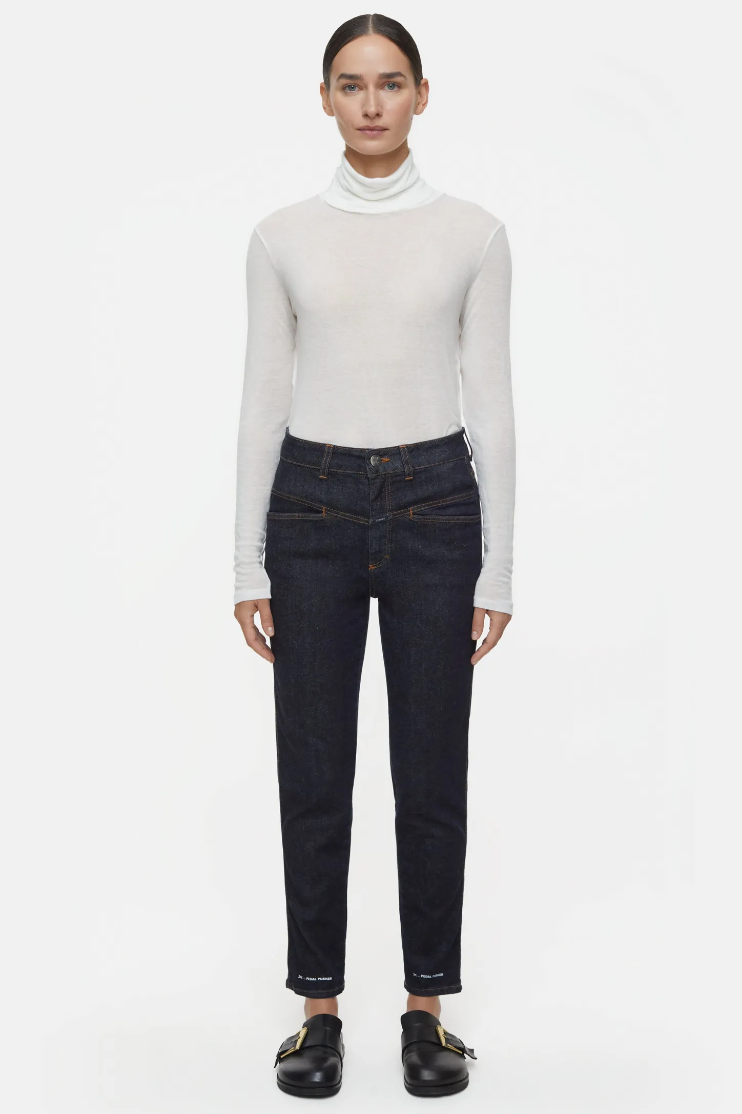 CLOSED Ontspannend>Heritage Jeans - Stijlnaam Pedaalduwer Donkerblauw