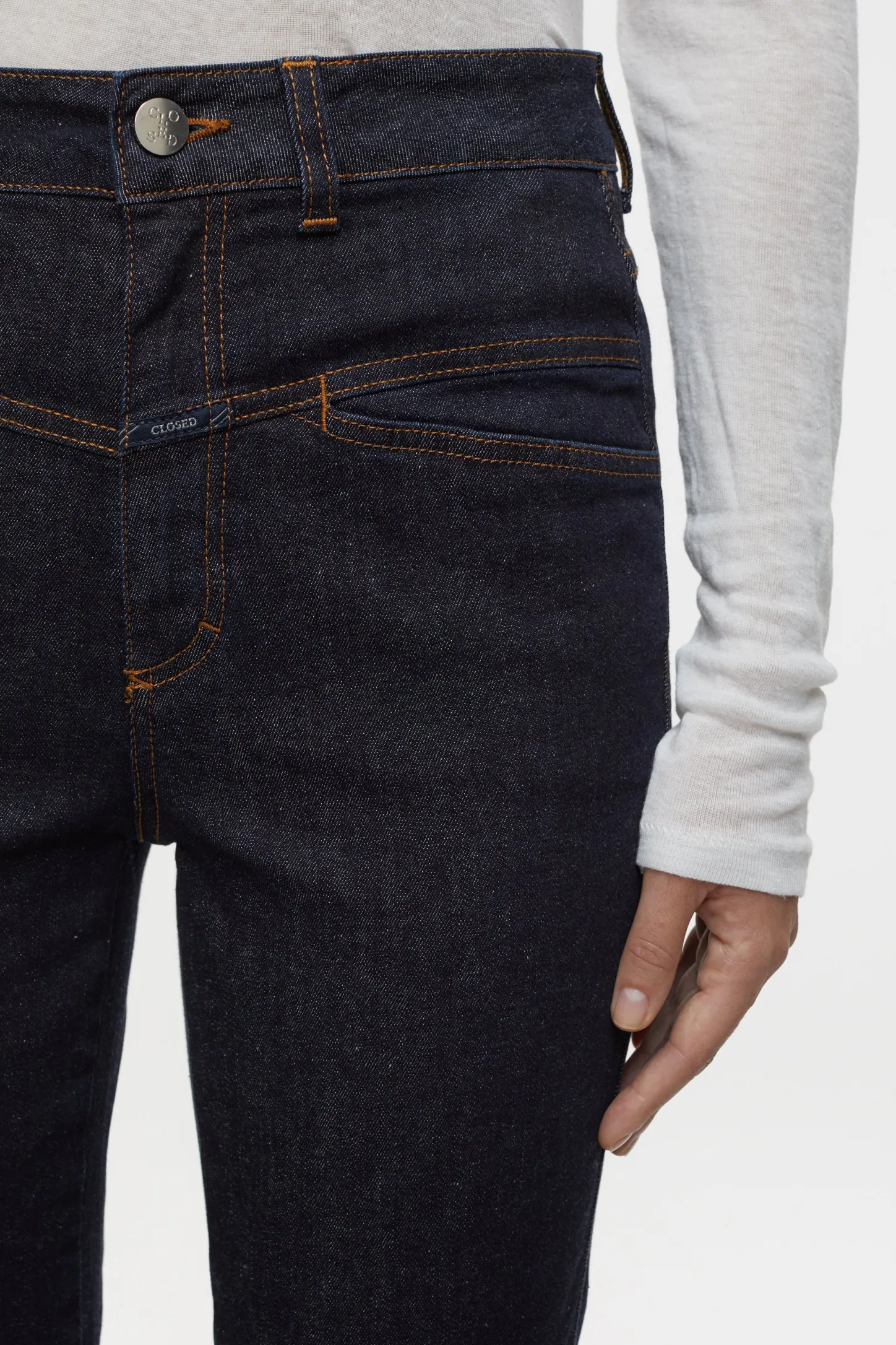 CLOSED Ontspannend>Heritage Jeans - Stijlnaam Pedaalduwer Donkerblauw