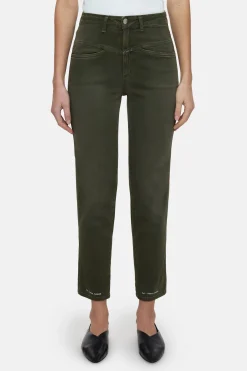 CLOSED Jeans>Heritage Jeans - Stijlnaam Pedaalduwer Groen Onkruid